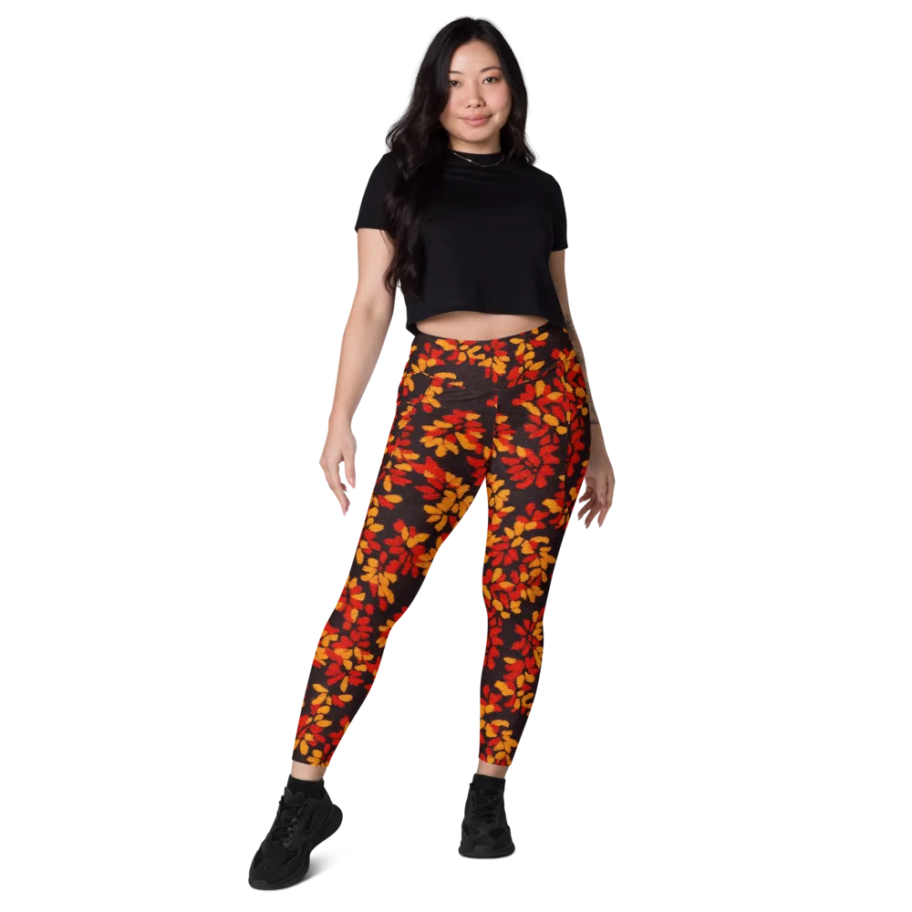 Emberleaf on Leggings with Pockets — Front