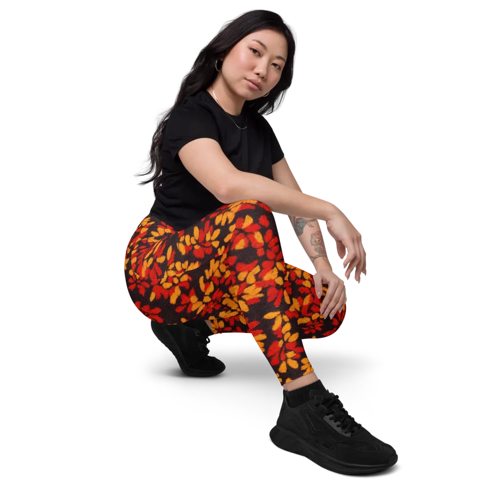 Emberleaf on Leggings with Pockets — Right Front