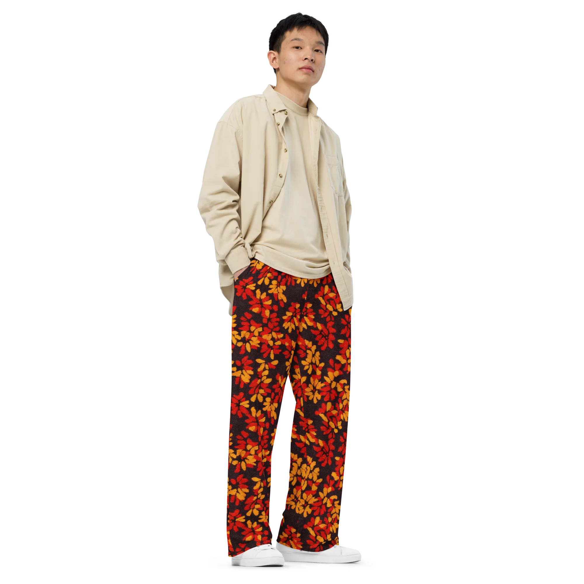 Emberleaf on Wide-Leg Pants — Right Front