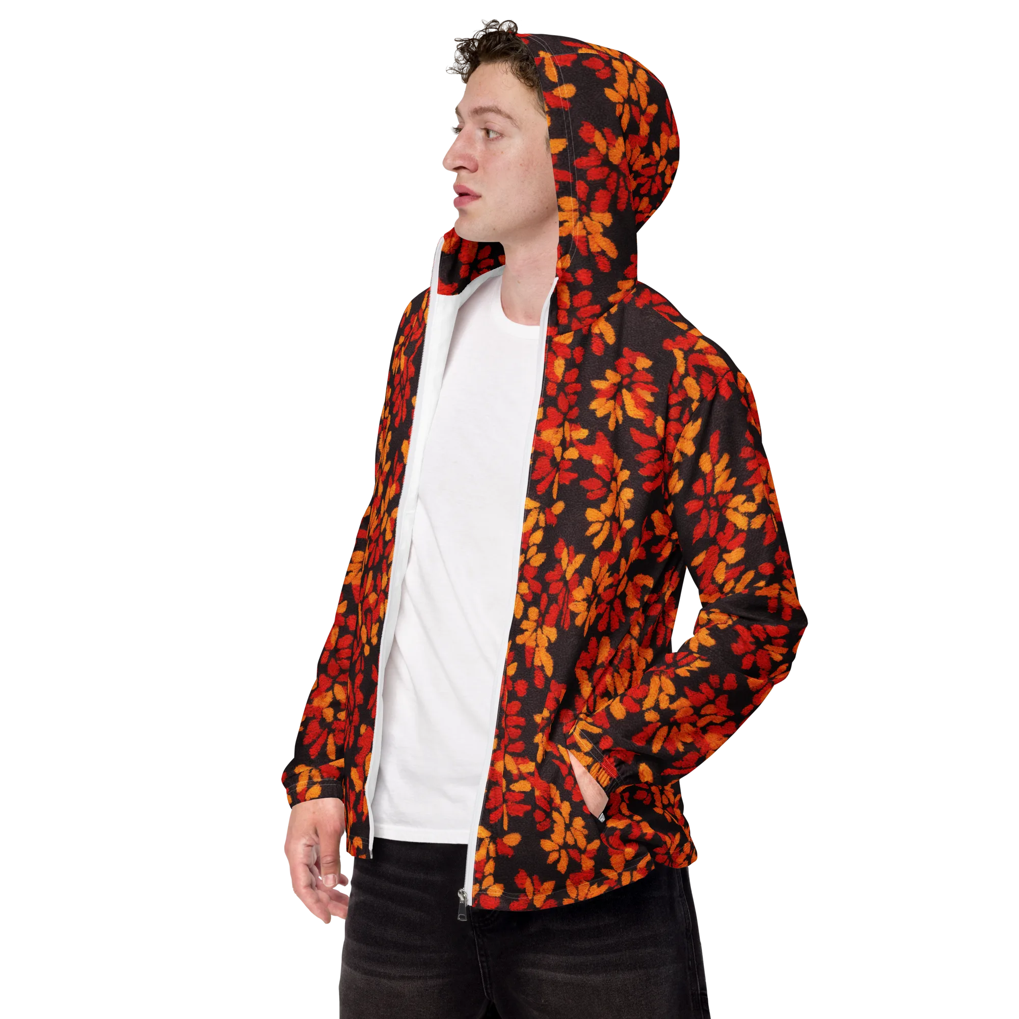 Emberleaf on Men's Windbreaker — Left Front
