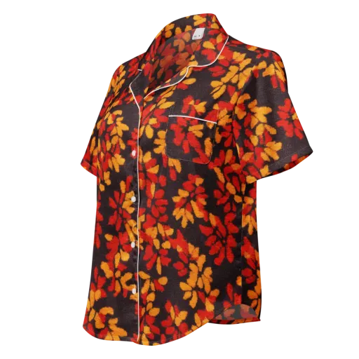 Emberleaf on a Women's Short Sleeve Pajama Top
