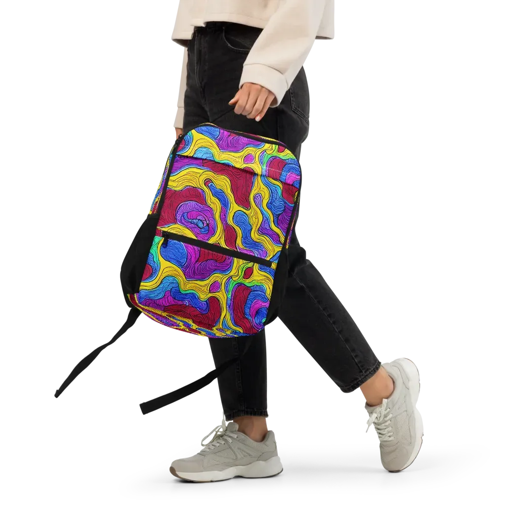 Neon Oceanic on Utility Backpack — Front