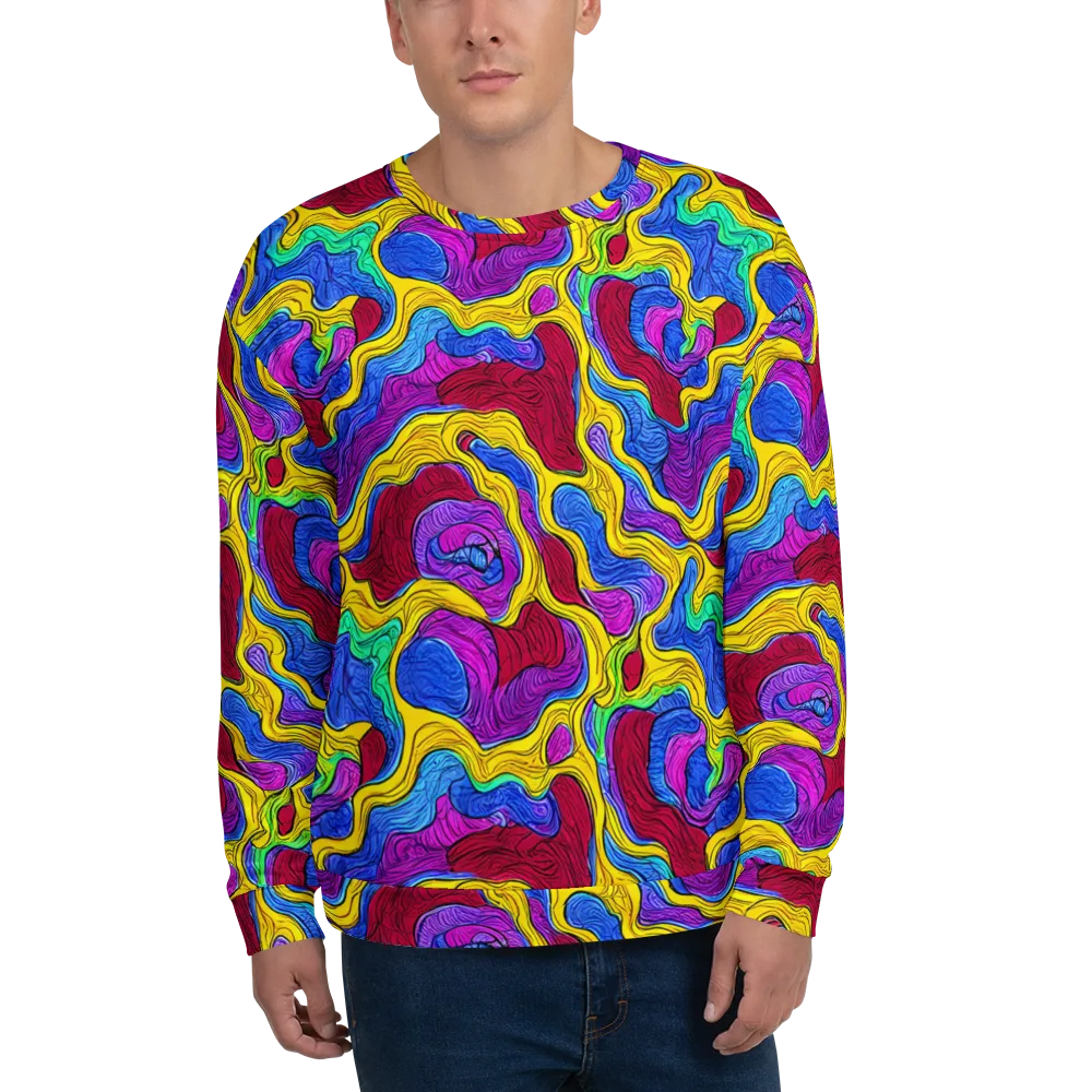 Neon Oceanic on Sweatshirt — Front