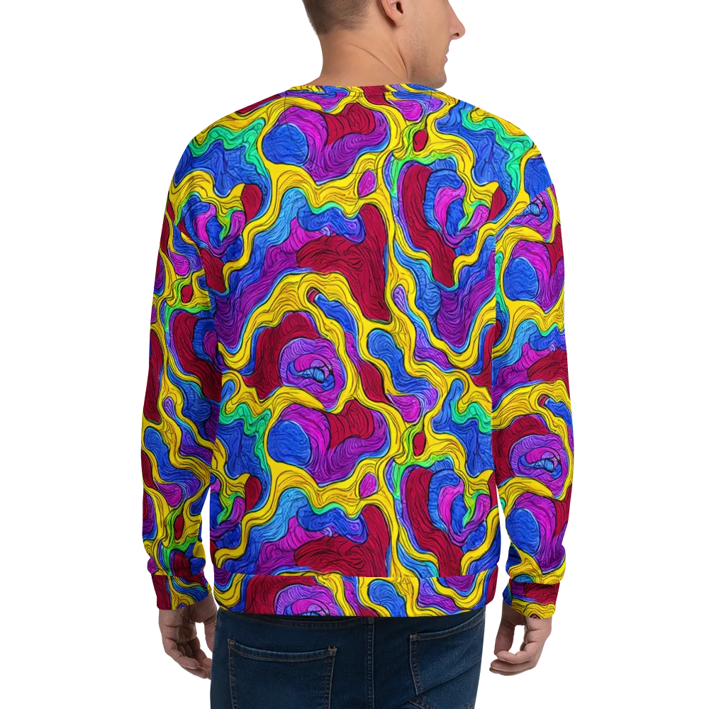 Neon Oceanic on Sweatshirt — Back