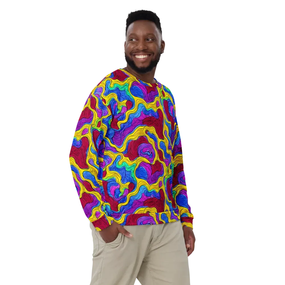 Neon Oceanic on Sweatshirt — Front