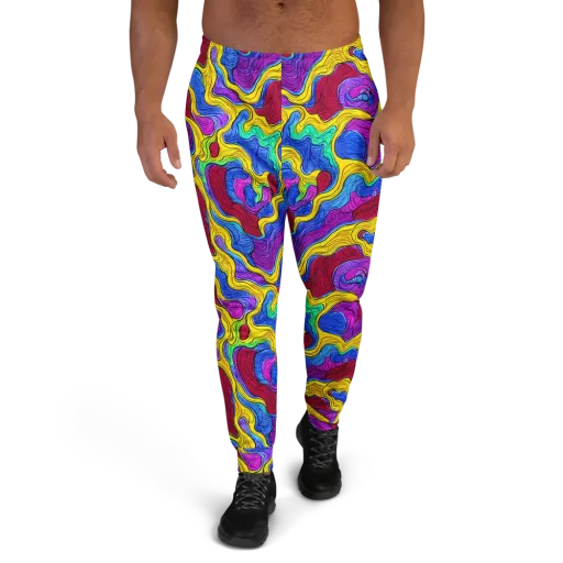 Neon Oceanic on a Men's Joggers