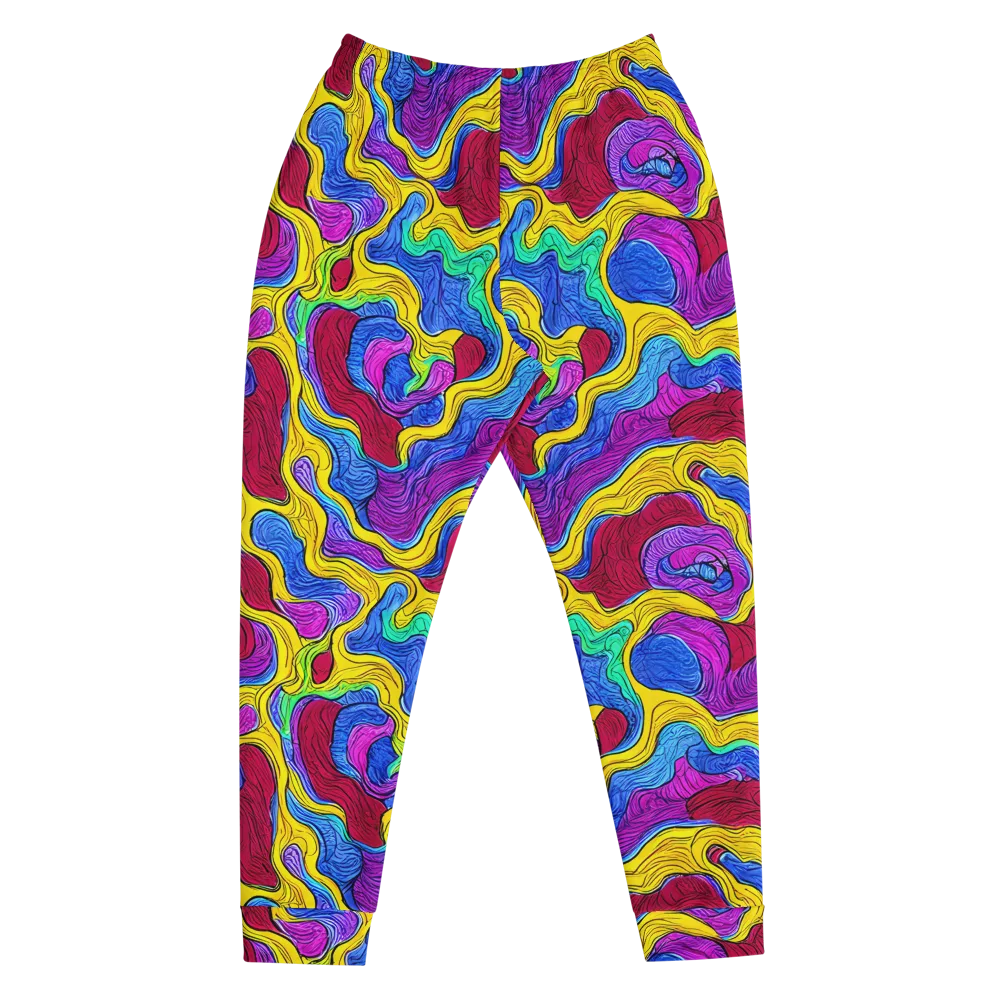 Neon Oceanic on Men's Joggers — Front