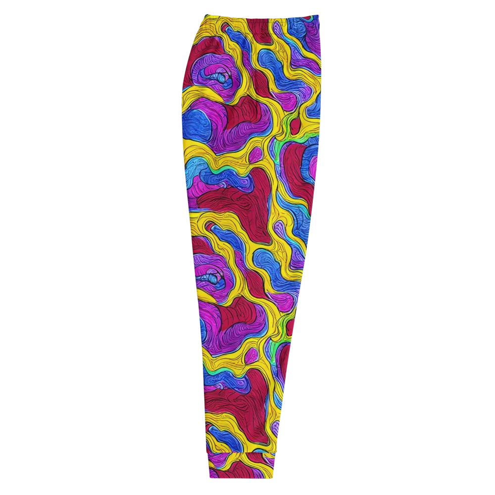 Neon Oceanic on Men's Joggers — Right