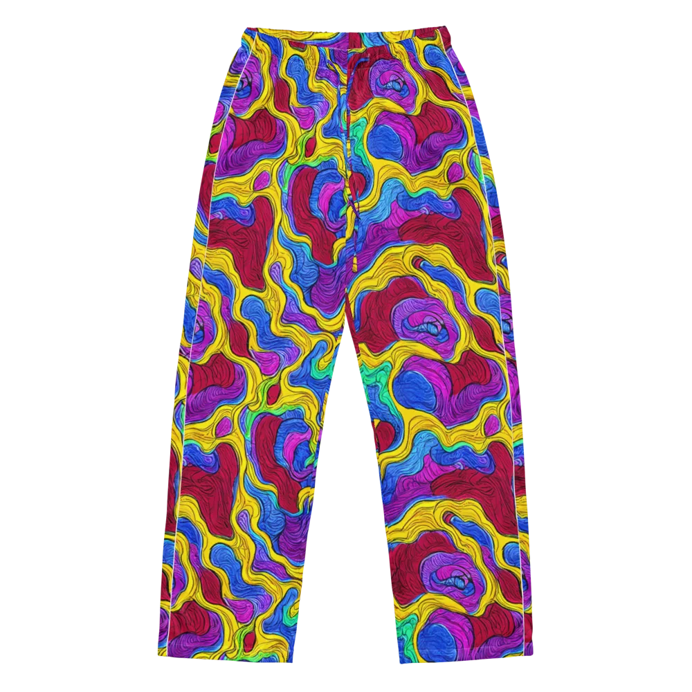 Neon Oceanic on Women's Pajama Pants — Front