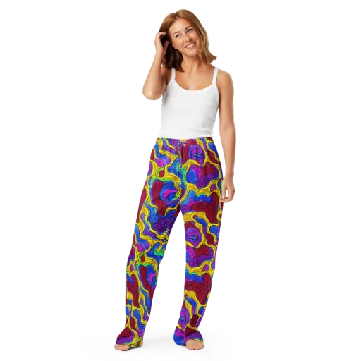Neon Oceanic on a Women's Pajama Pants