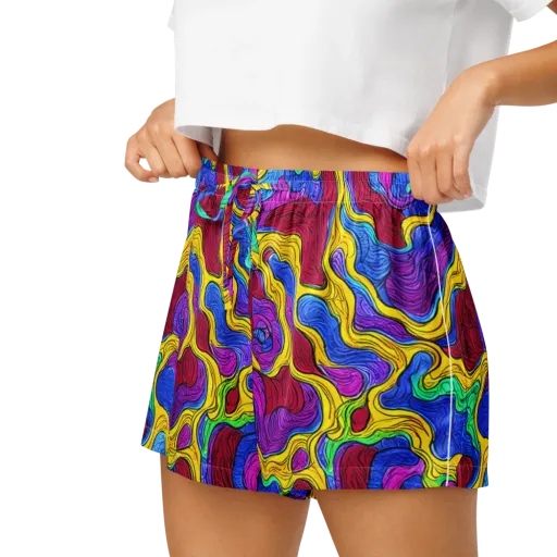 Neon Oceanic on a Women's Pajama Shorts