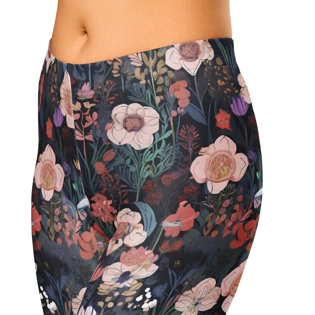 Midnight Conservatory on Capri Leggings — Zoomed-in