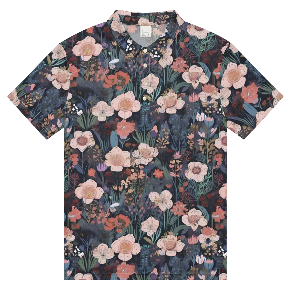 Midnight Conservatory on Men's Slim Fit Polo Shirt — Front