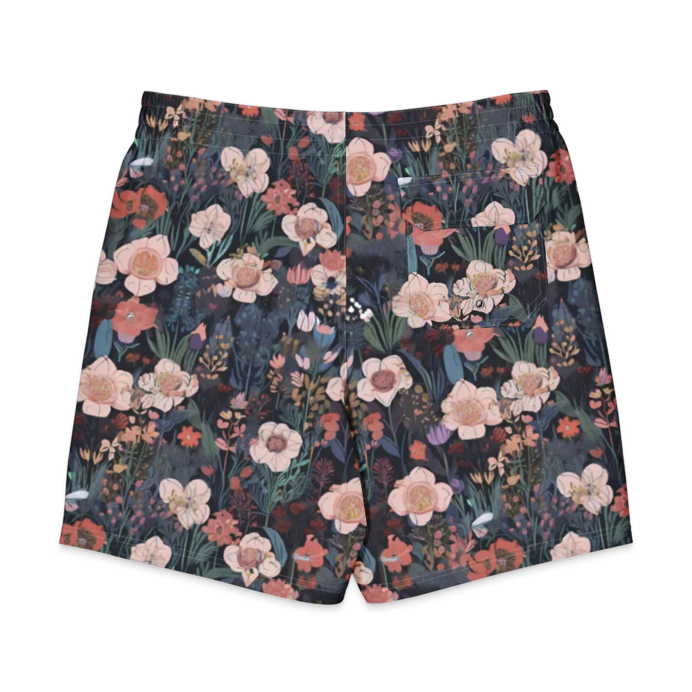 Midnight Conservatory on Men's Board Shorts — Back