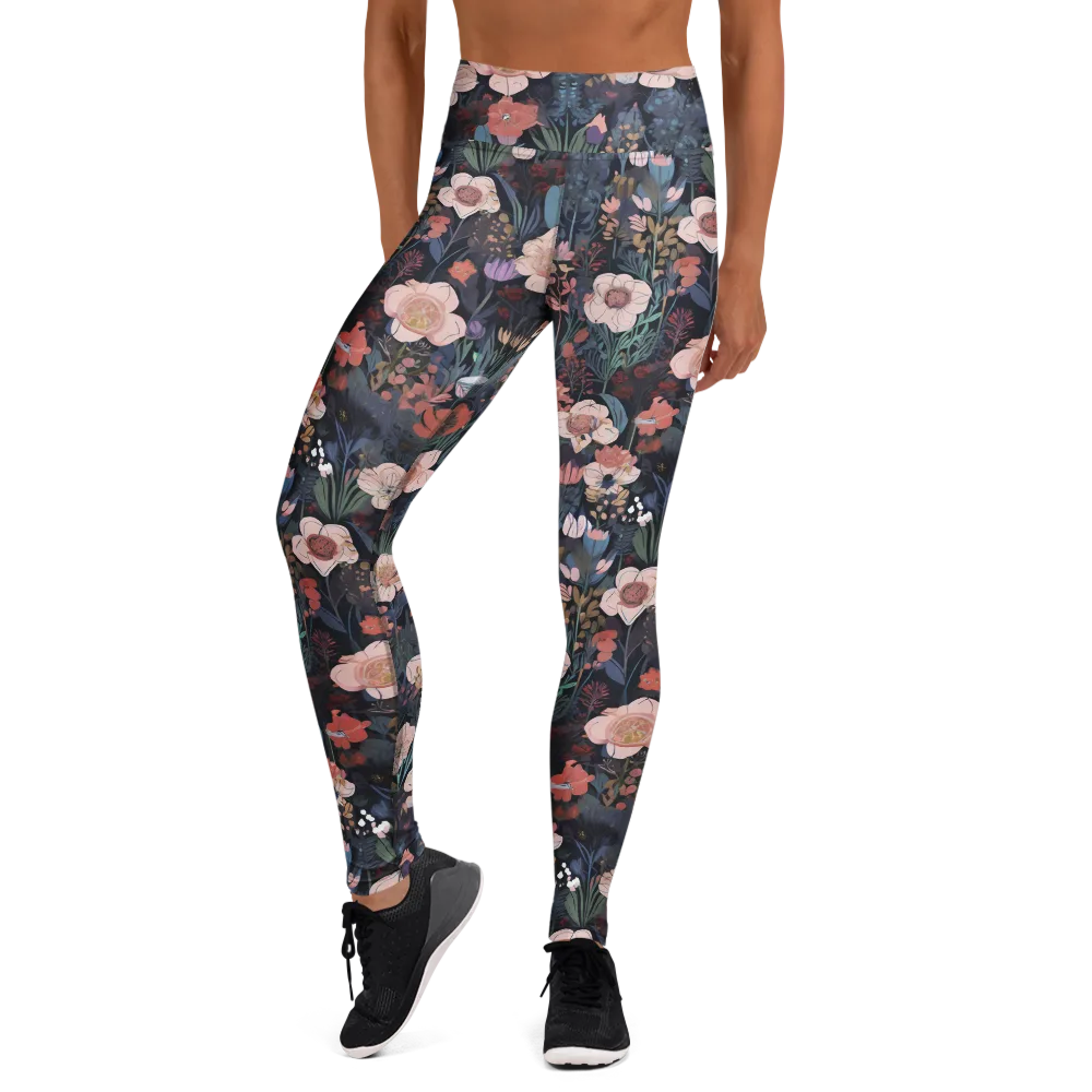Midnight Conservatory on Yoga Leggings — Front