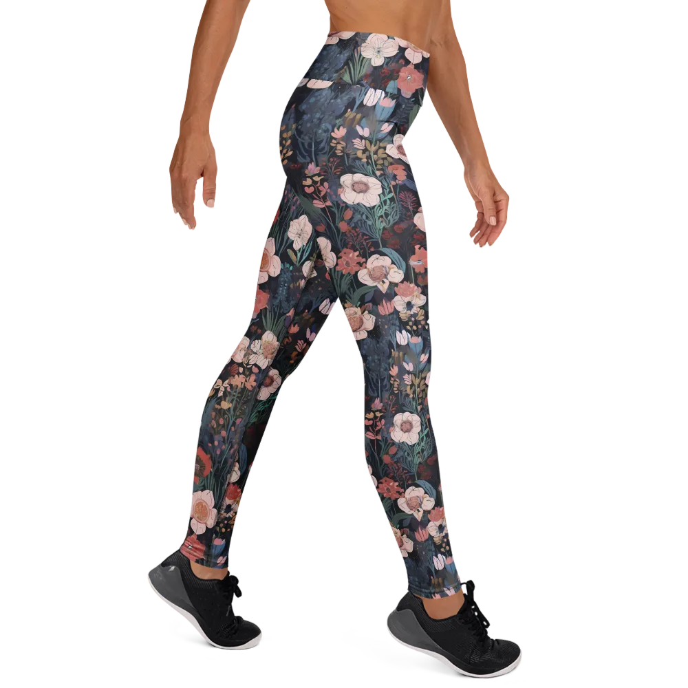 Midnight Conservatory on Yoga Leggings — Right