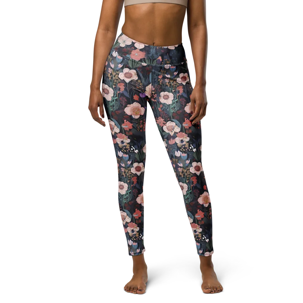 Midnight Conservatory on Yoga Leggings — Front