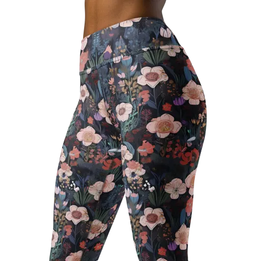 Midnight Conservatory on a Yoga Leggings