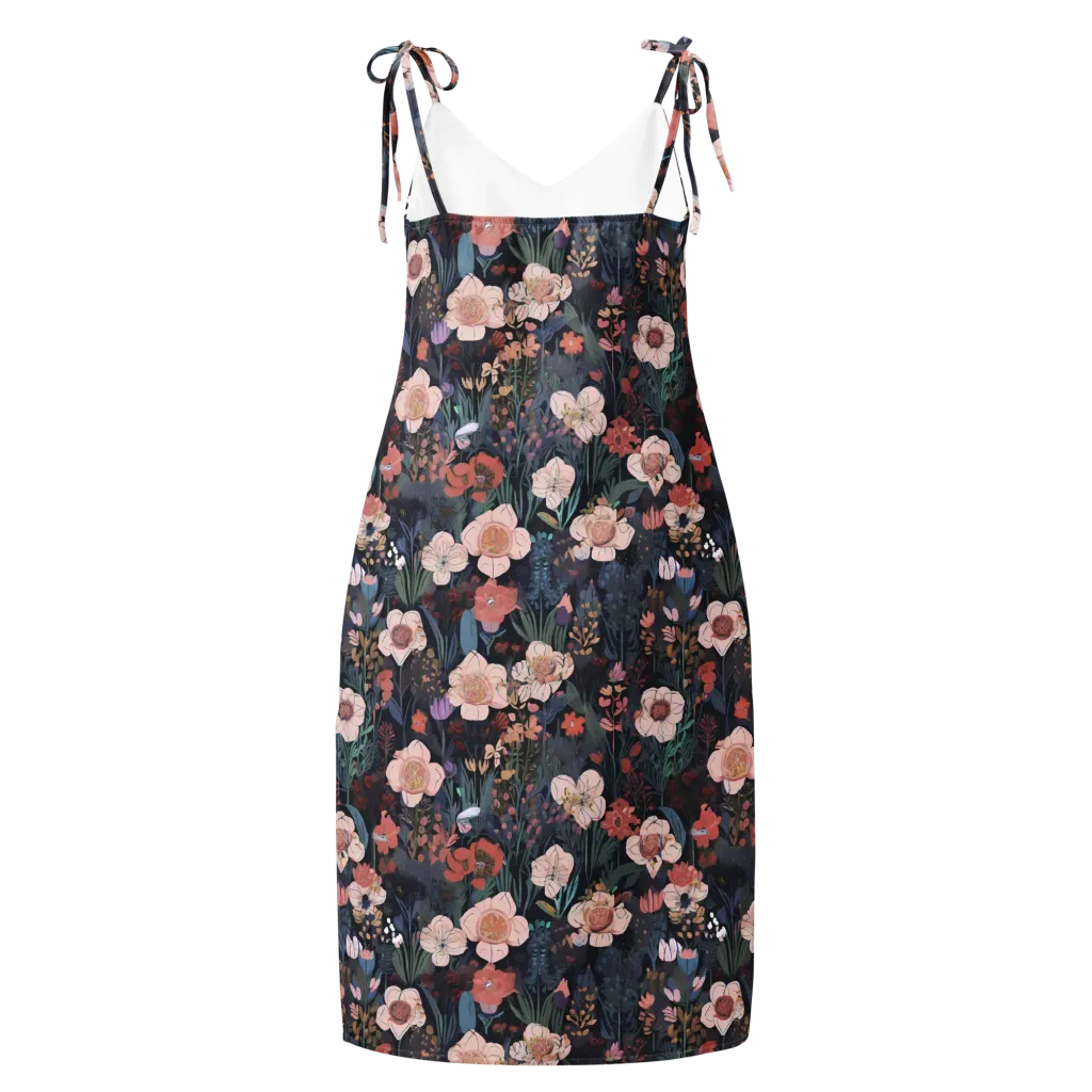 Midnight Conservatory on Slip Dress — Back