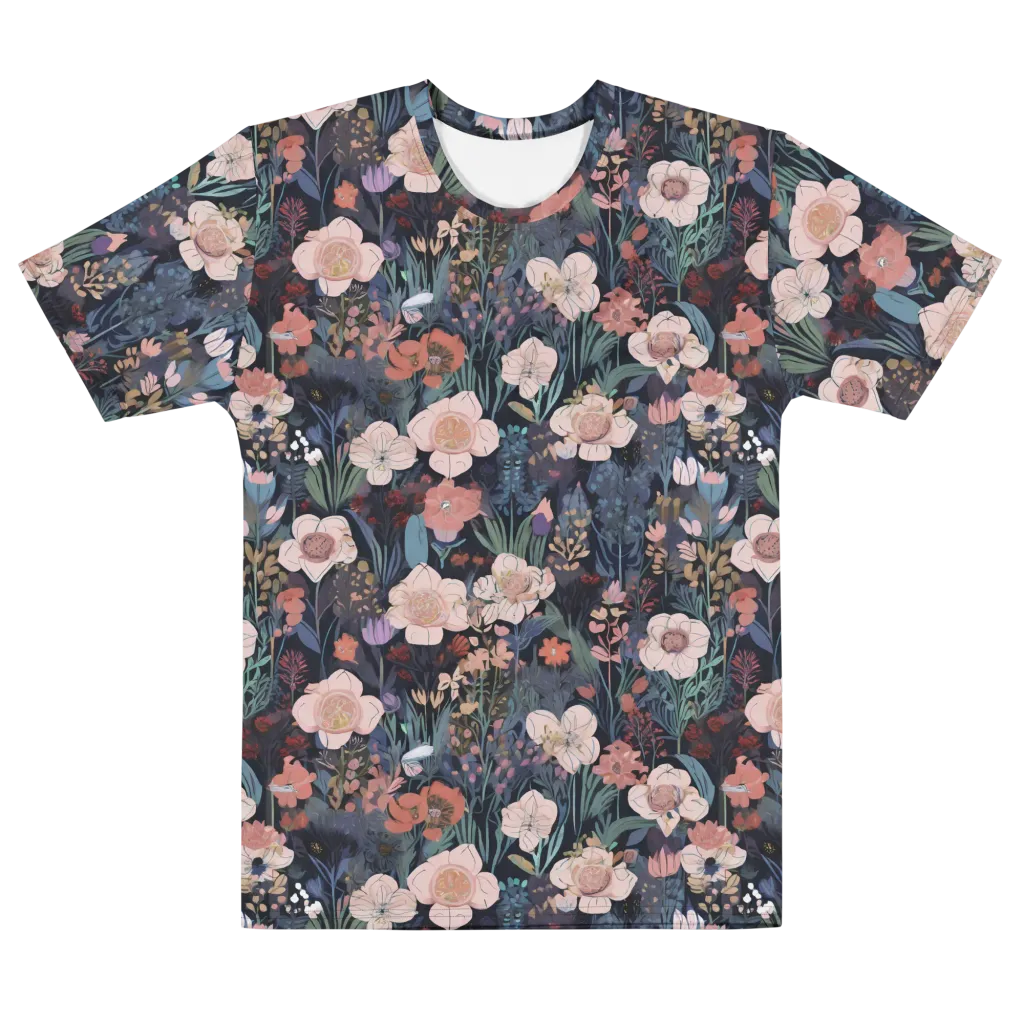 Midnight Conservatory on Men's Cotton Crew Neck T-Shirt — Front