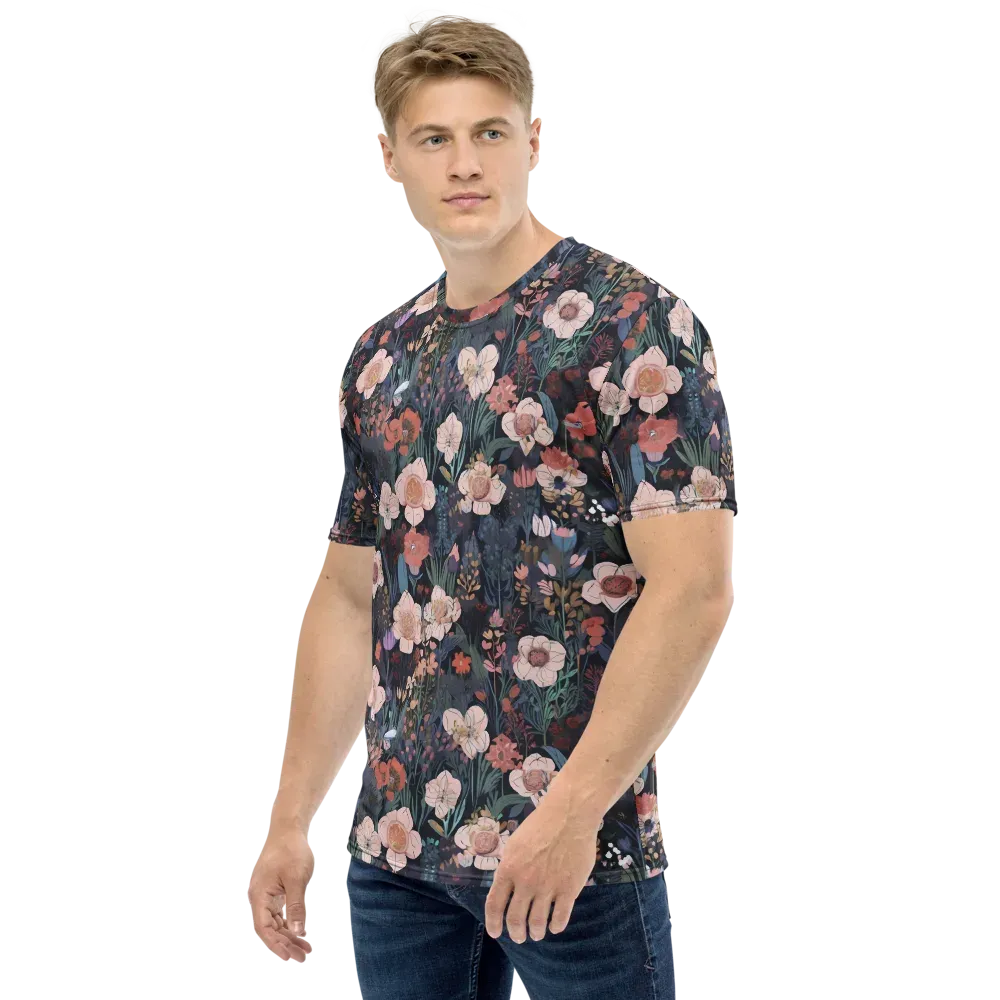 Midnight Conservatory on Men's Crew Neck T-Shirt — Left