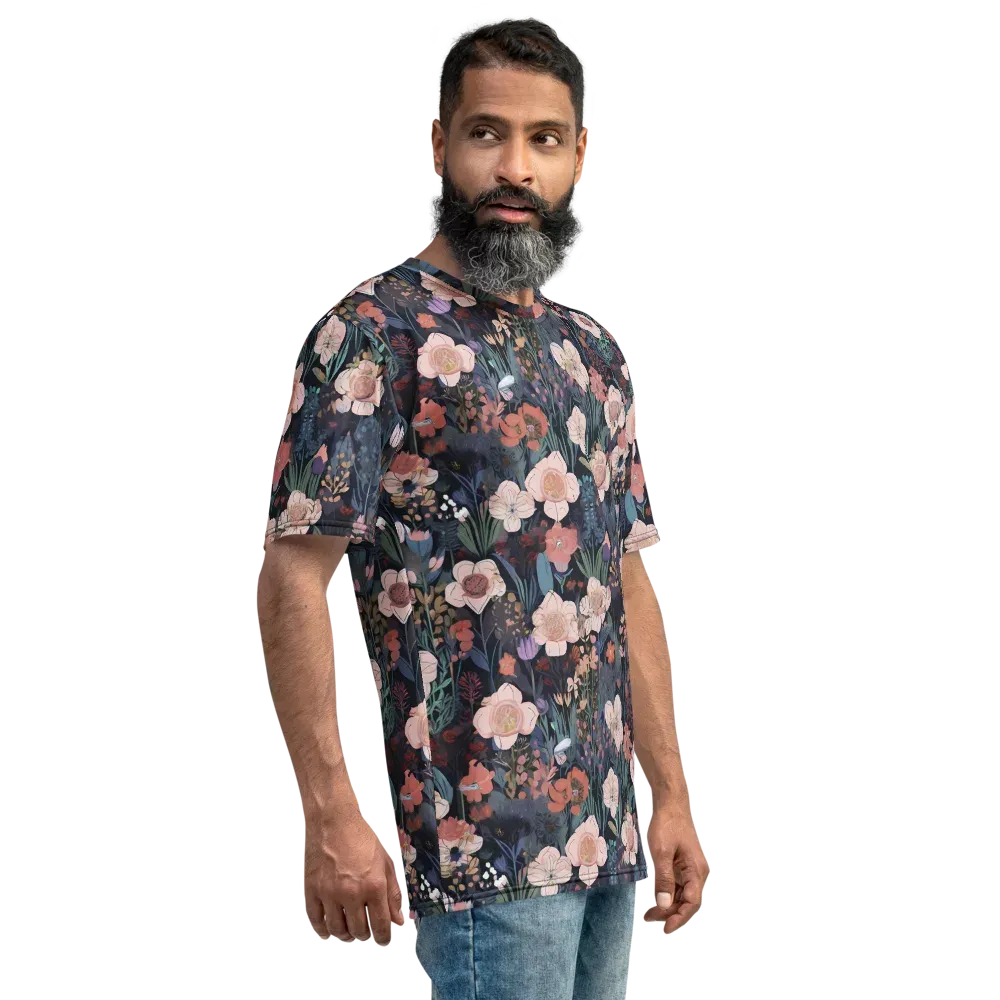 Midnight Conservatory on Men's Crew Neck T-Shirt — Right