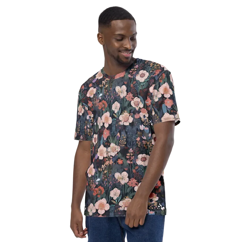 Midnight Conservatory on Men's Crew Neck T-Shirt — Left