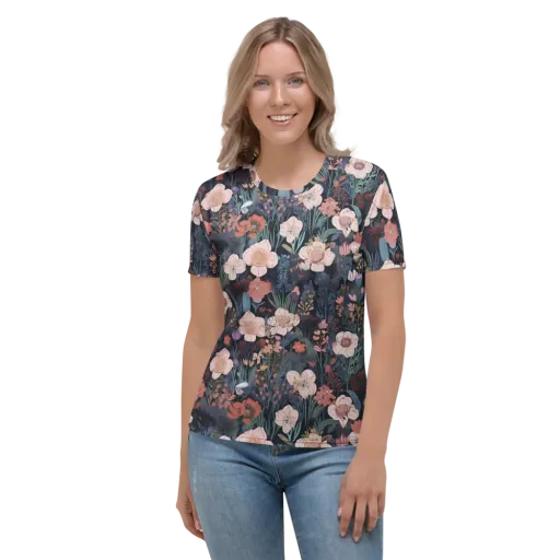 Midnight Conservatory on a Women's Crew Neck T-Shirt