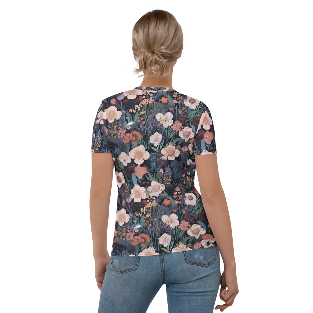 Midnight Conservatory on Women's Crew Neck T-Shirt — Back