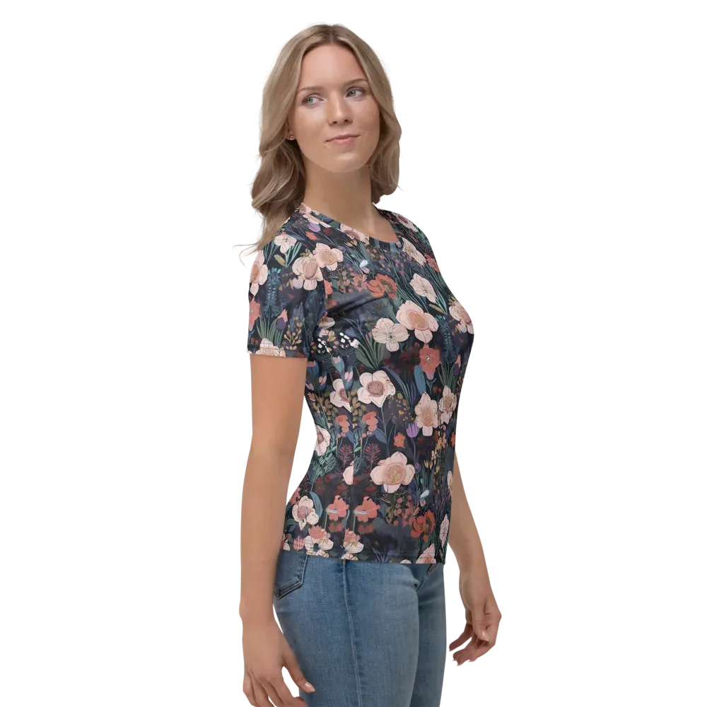 Midnight Conservatory on Women's Crew Neck T-Shirt — Right