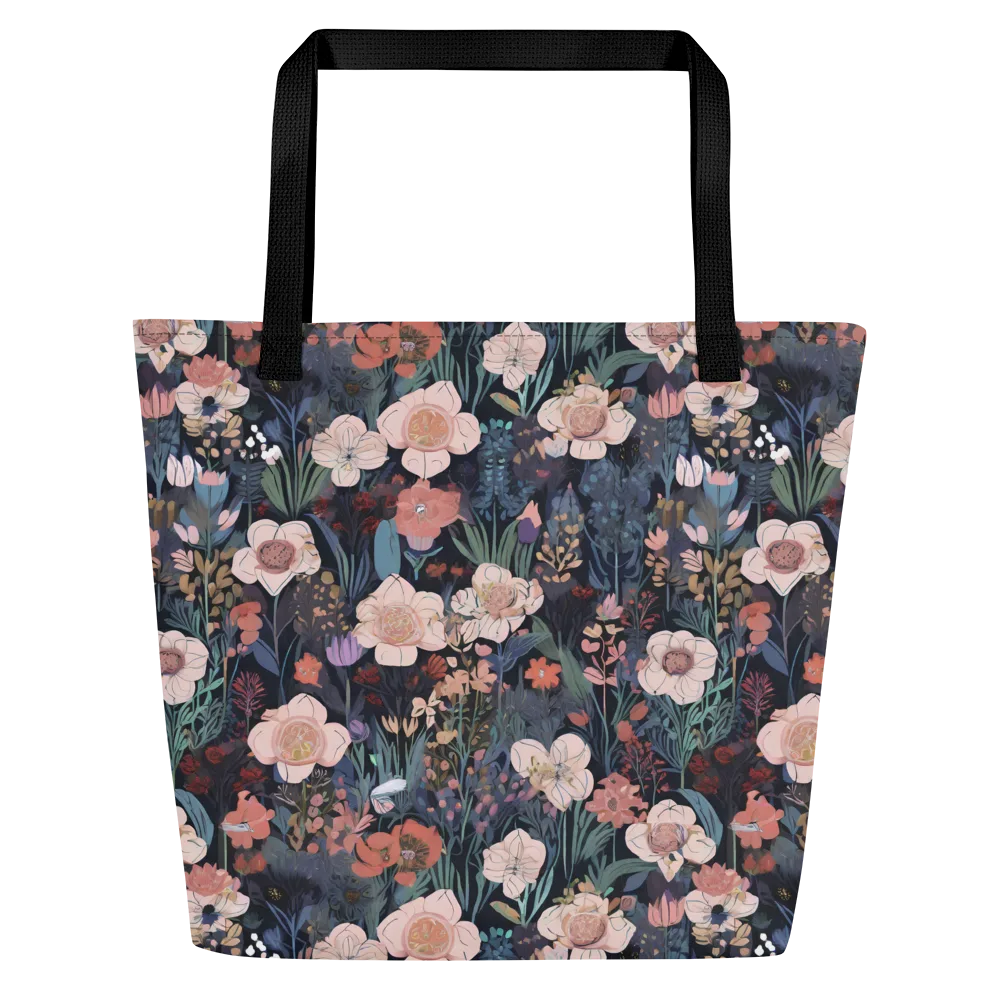 Midnight Conservatory on Large Tote Bag W/ Pocket — Front