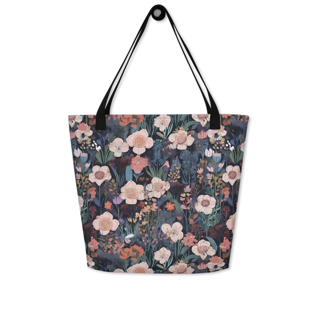 Midnight Conservatory on Large Tote Bag W/ Pocket — Front