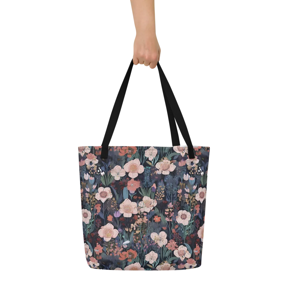 Midnight Conservatory on Large Tote Bag W/ Pocket — Front