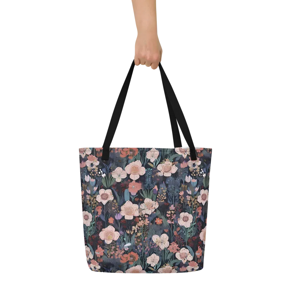 Midnight Conservatory on Large Tote Bag W/ Pocket — Front