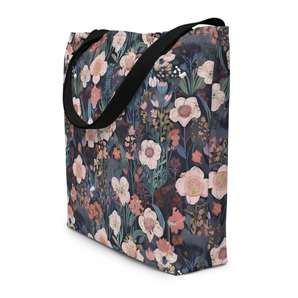Midnight Conservatory on Large Tote Bag W/ Pocket — Front