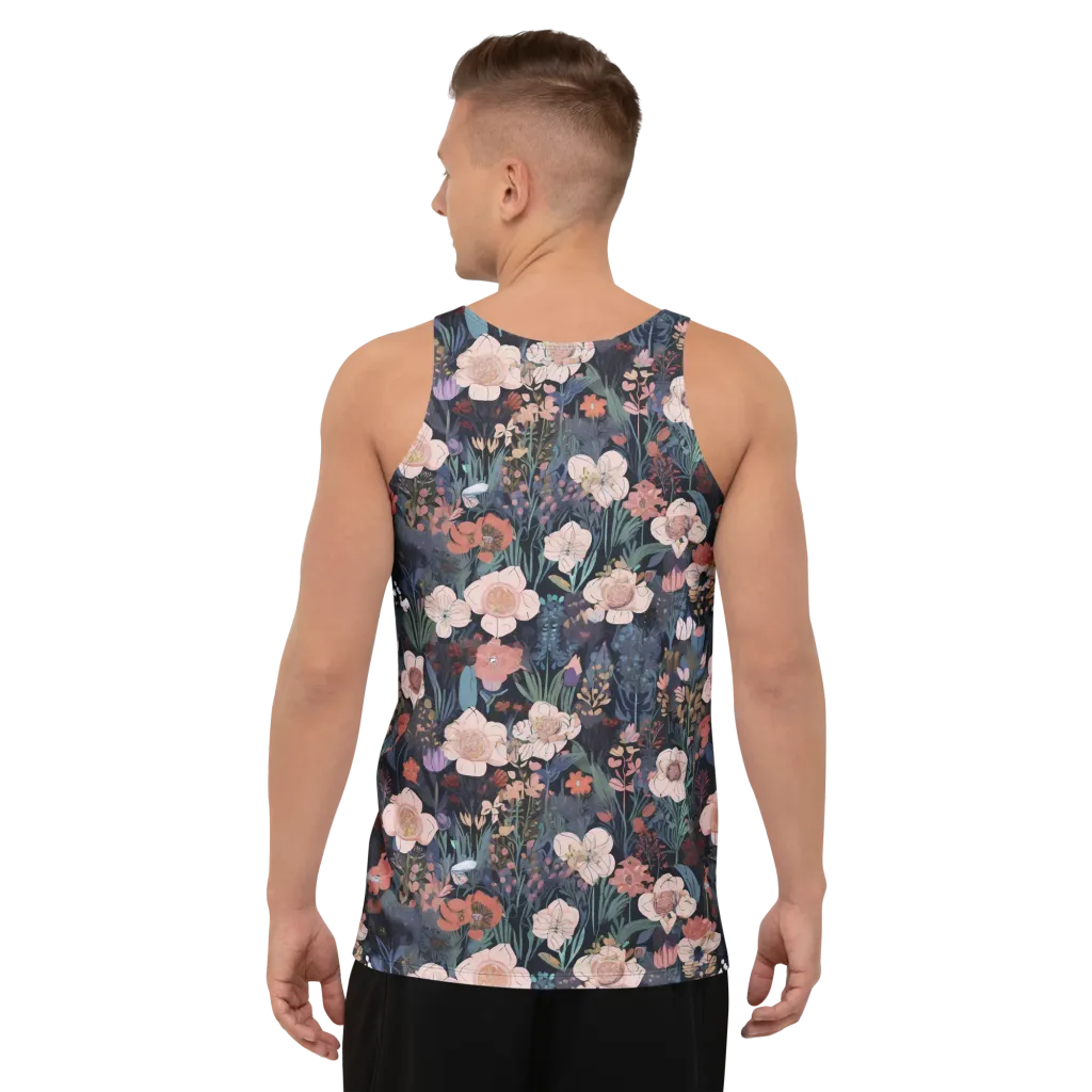 Midnight Conservatory on Men's Tank Top — Back