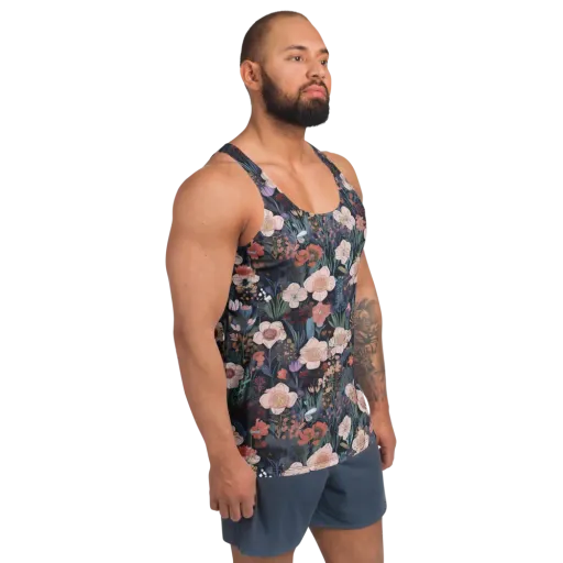Midnight Conservatory on a Men's Tank Top