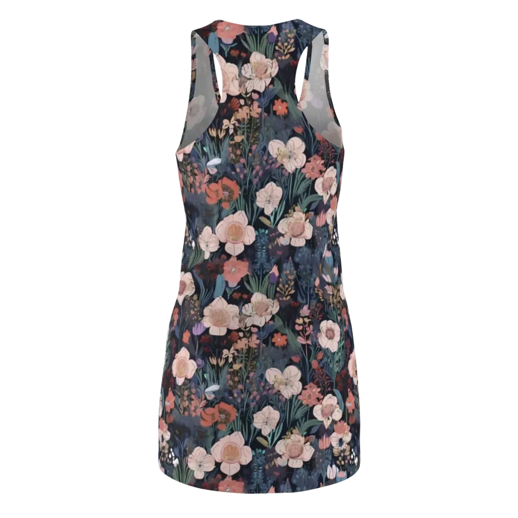 Midnight Conservatory on Racerback Dress — Back