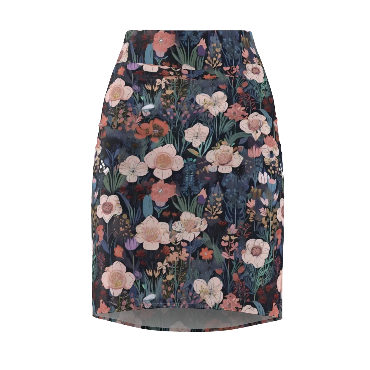 Midnight Conservatory on Pencil Skirt — Front