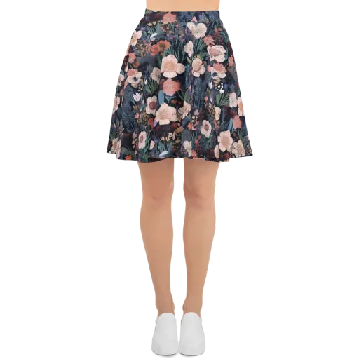 Midnight Conservatory on a Skater Skirt