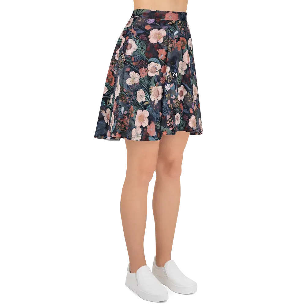 Midnight Conservatory on Skater Skirt — Right
