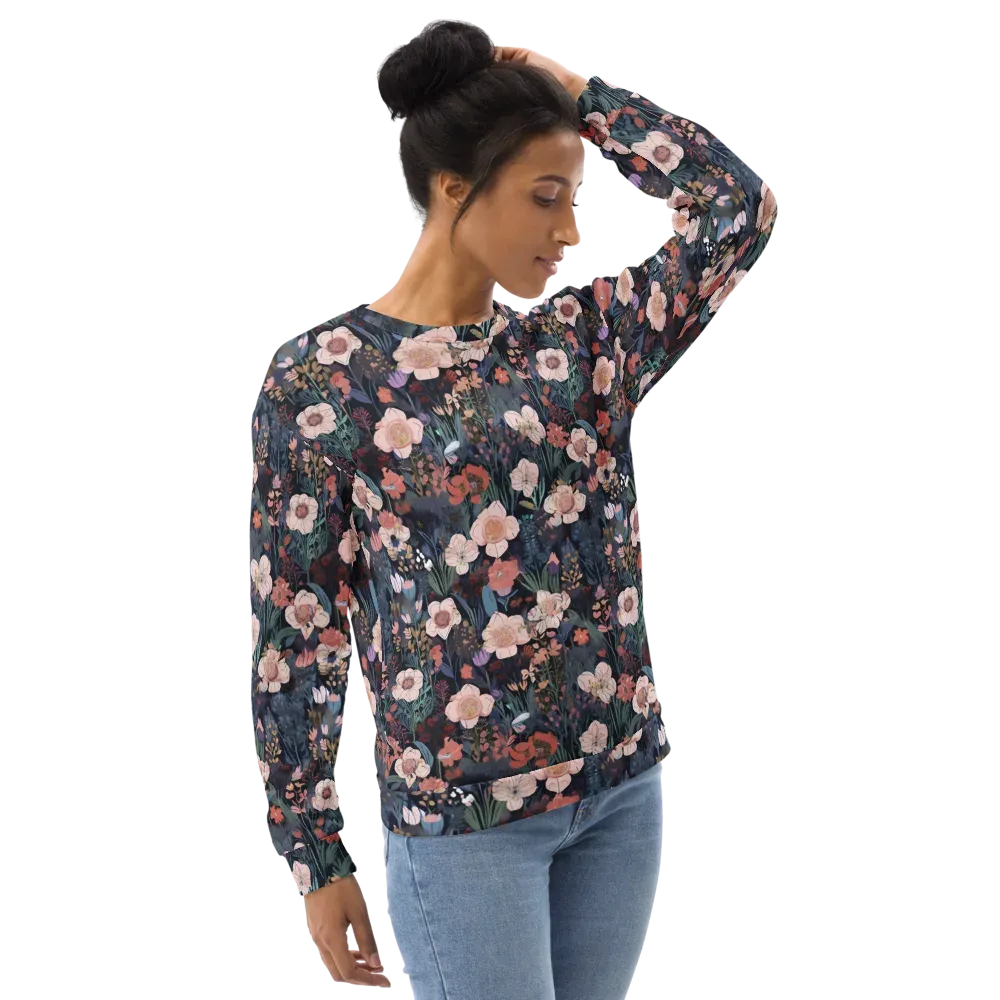 Midnight Conservatory on Sweatshirt — Right Front