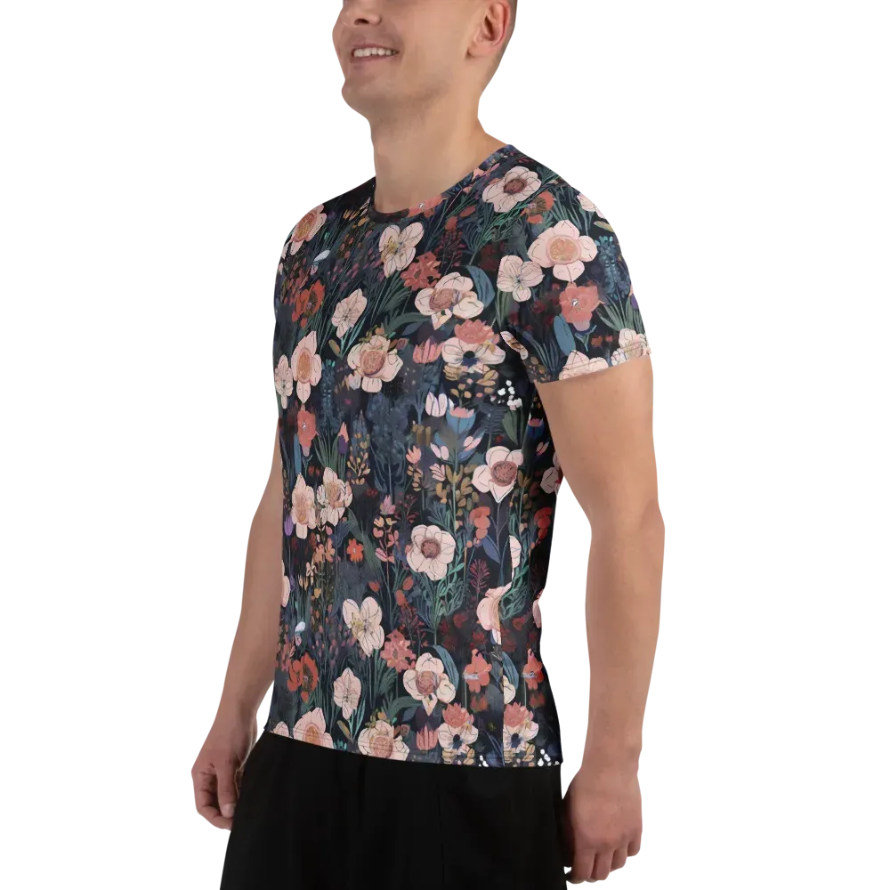 Midnight Conservatory on Men's Athletic T-Shirt — Left