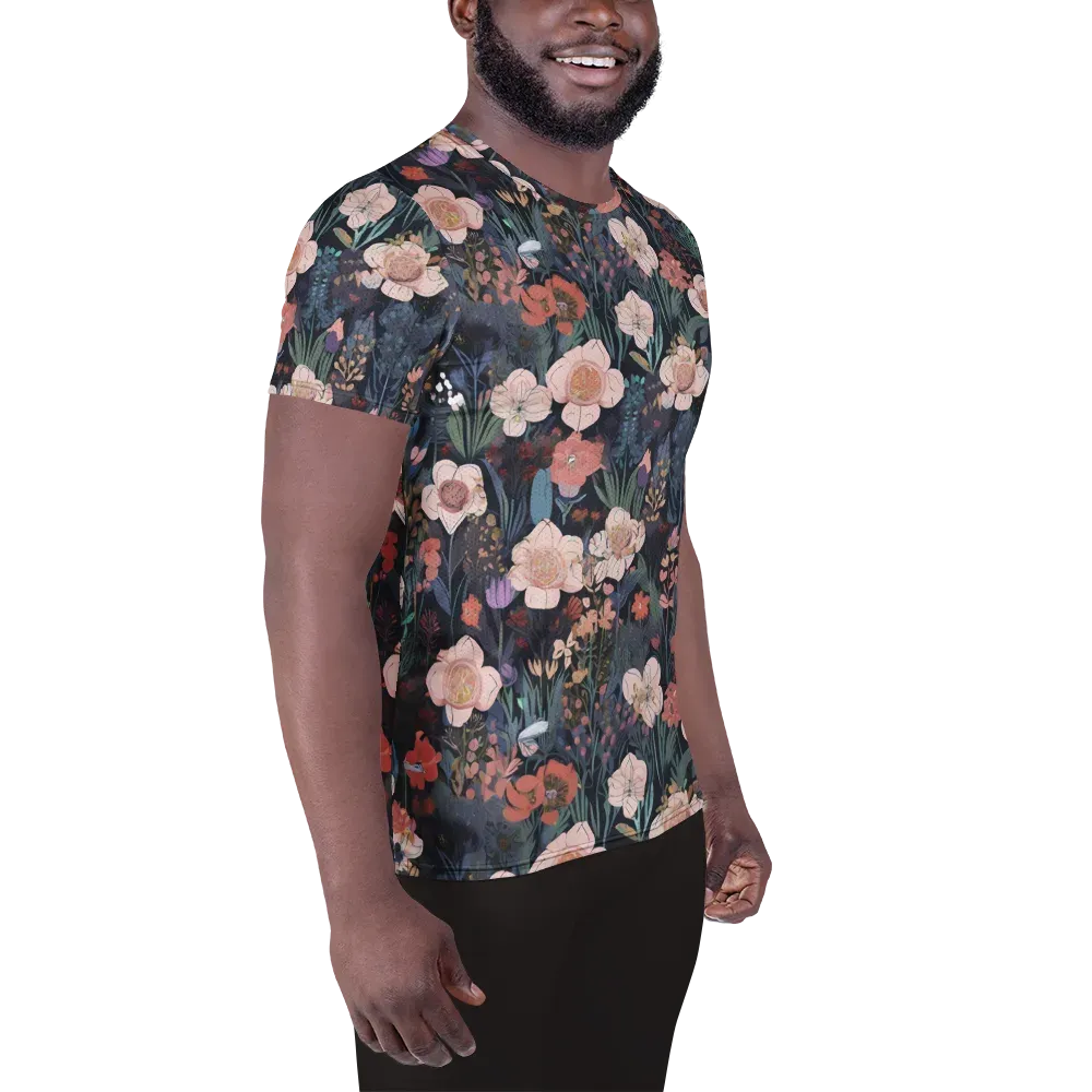 Midnight Conservatory on Men's Athletic T-Shirt — Right