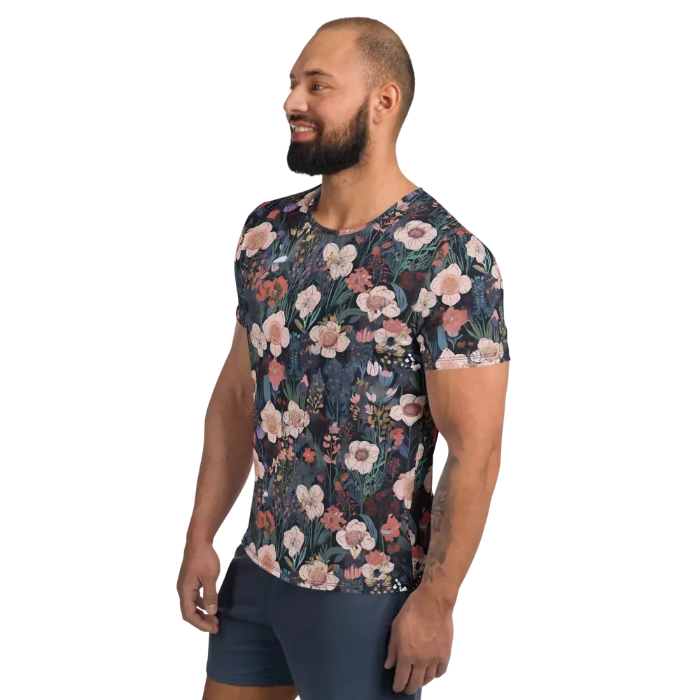 Midnight Conservatory on Men's Athletic T-Shirt — Left