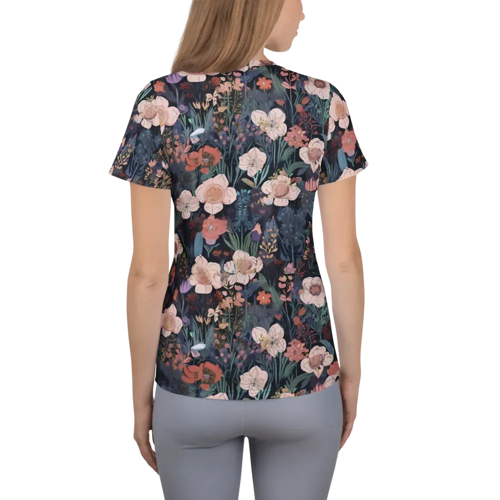 Midnight Conservatory on Women's Athletic T-Shirt — Back