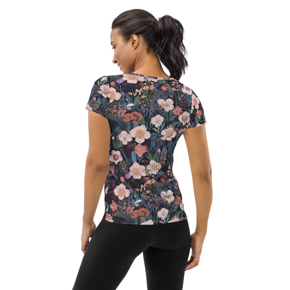 Midnight Conservatory on Women's Athletic T-Shirt — Back