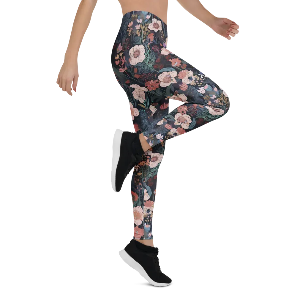 Midnight Conservatory on Leggings — Right