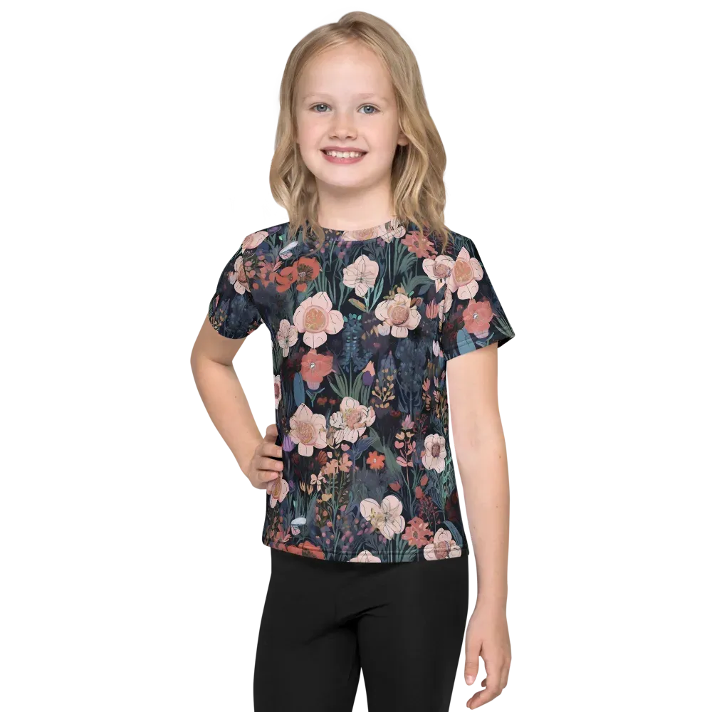 Midnight Conservatory on Kids Crew Neck T-Shirt — Front