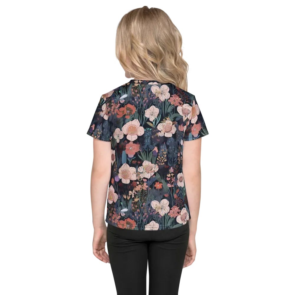 Midnight Conservatory on Kids Crew Neck T-Shirt — Back